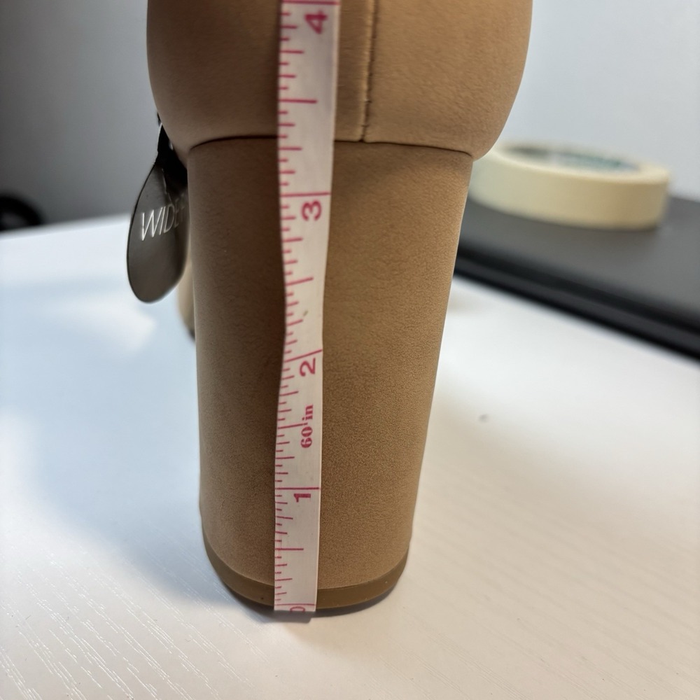 SHEIN Chunky Platform Heel Sz 8 Wide Comfort Business Party Formal Office - Picture 5 of 6
